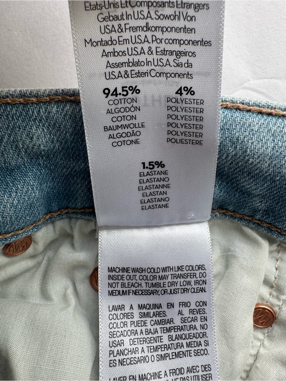 Mother The Weekender Flare Jean Free Hugs Distressed Light Wash Denim - Picture 15 of 15